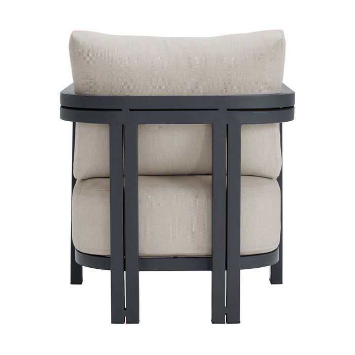 Playa - Chair (Set of 2) - Dark Gray / Beige