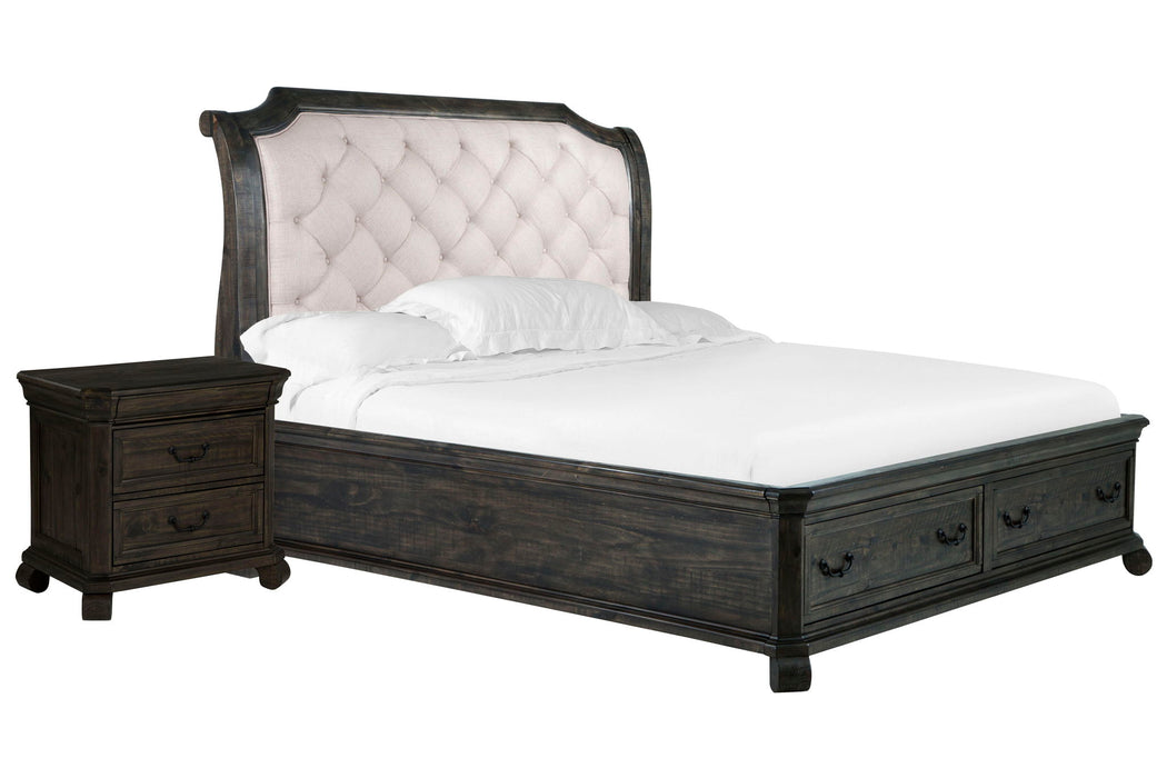 Bellamy - Sleigh Storage Bed Set
