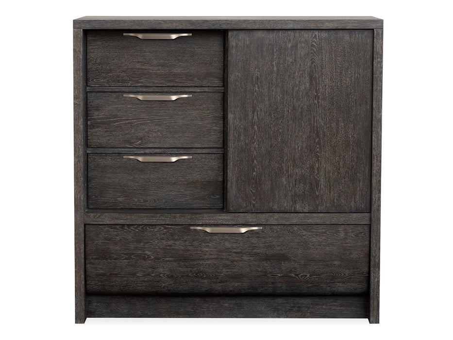 Kinsley - Sliding Door Chest - Black Heron