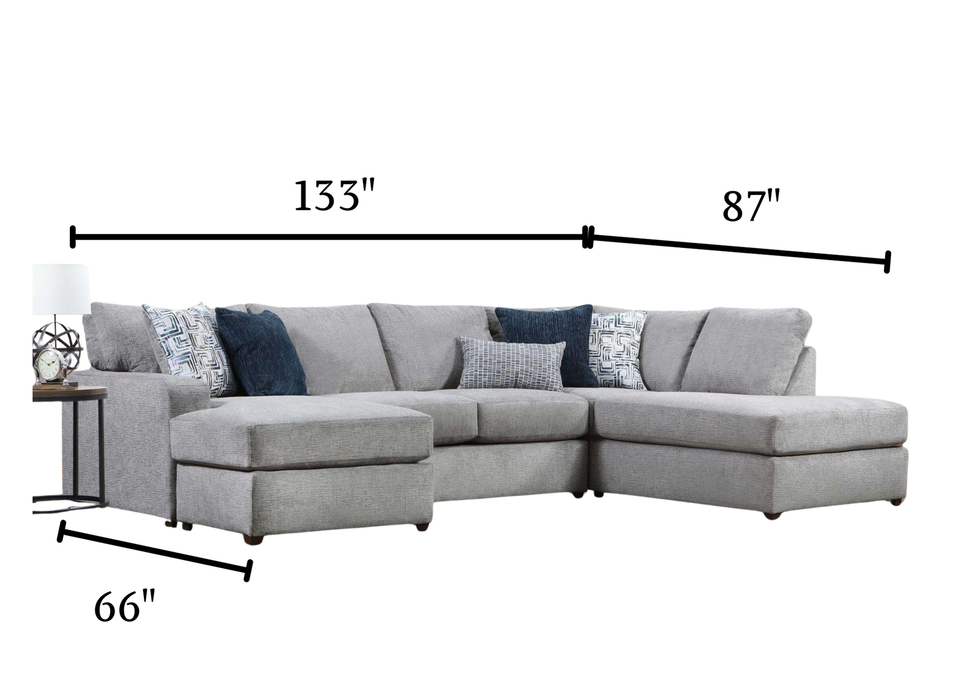 Double Chaise sectional