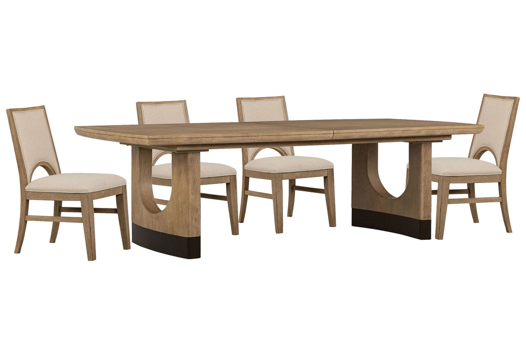 Tristan - Extendable Trestle Dining Table Set