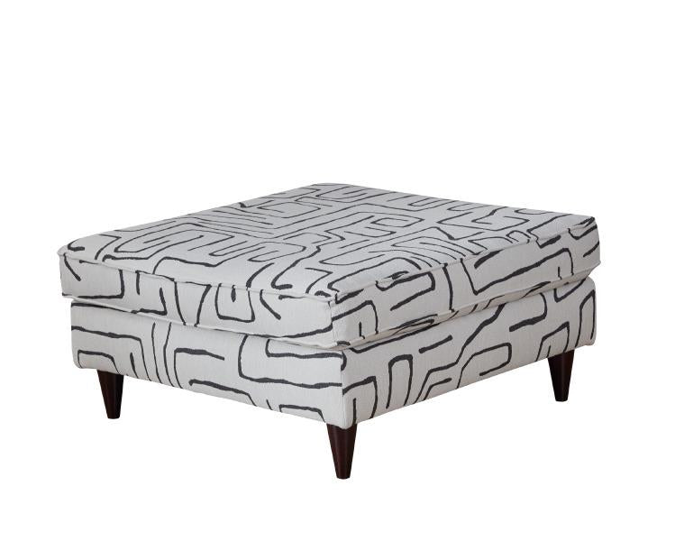 Ottoman in Fossil Ebony