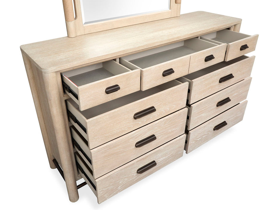 Sunset Cove - Drawer Dresser With Metal Stretchers