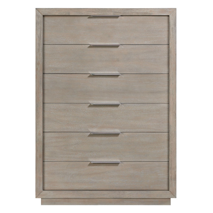 Arcadia - 6-Drawer Chest - Gray