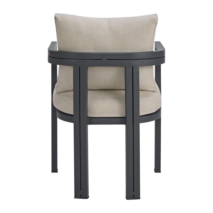 Playa - Dining Chair (Set of 2) - Dark Gray / Beige
