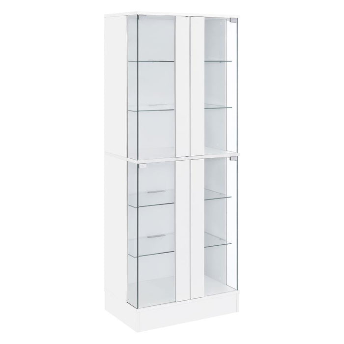 Cabra - 4-door LED Curio Display Cabinet
