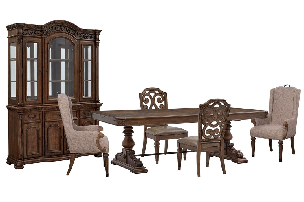 Durango - Extendable Trestle Dining Table Set