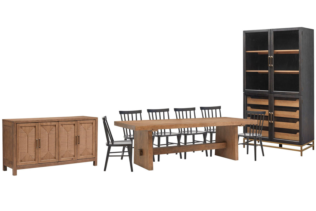 Lindon - Trestle Dining Table Set