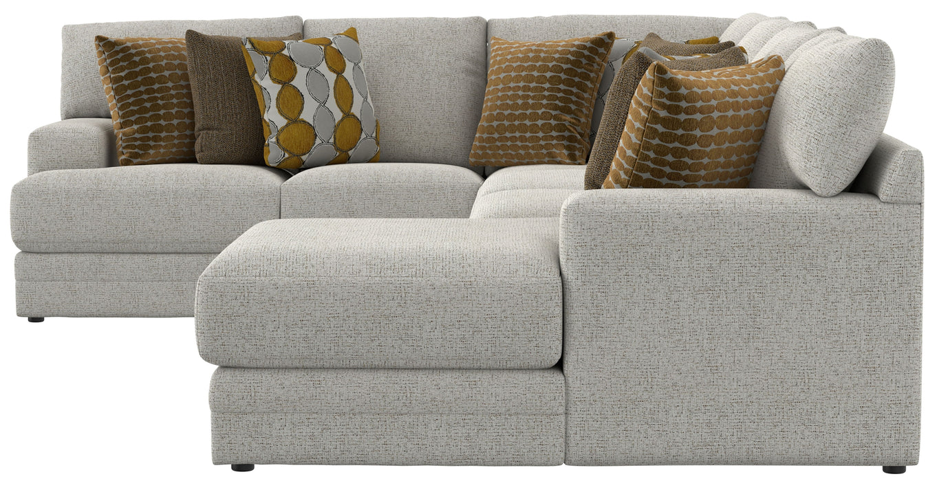 Tori - Sectional With Comfort Coil Seating And Accent Pillows Included