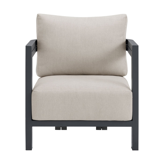 Playa - Chair (Set of 2) - Dark Gray / Beige