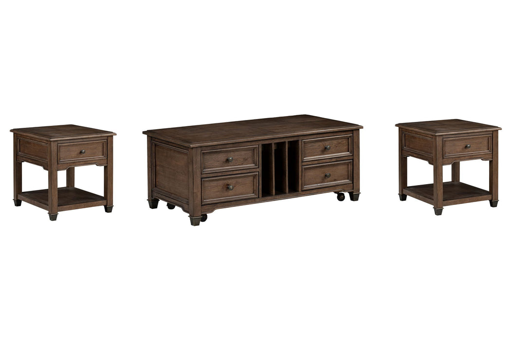 Cormac - Lift Top Storage Cocktail Table Set