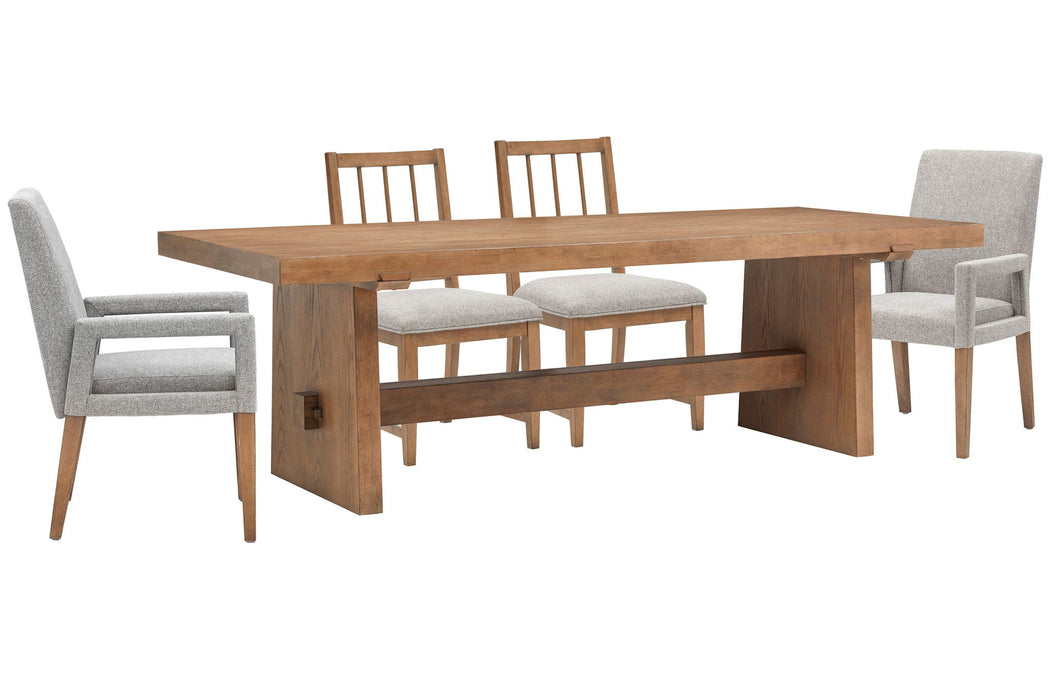 Lindon - Trestle Dining Table Set
