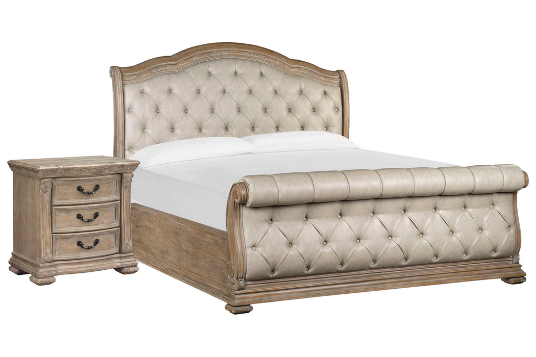 Marisol - Upholstered Sleigh Bedroom Set