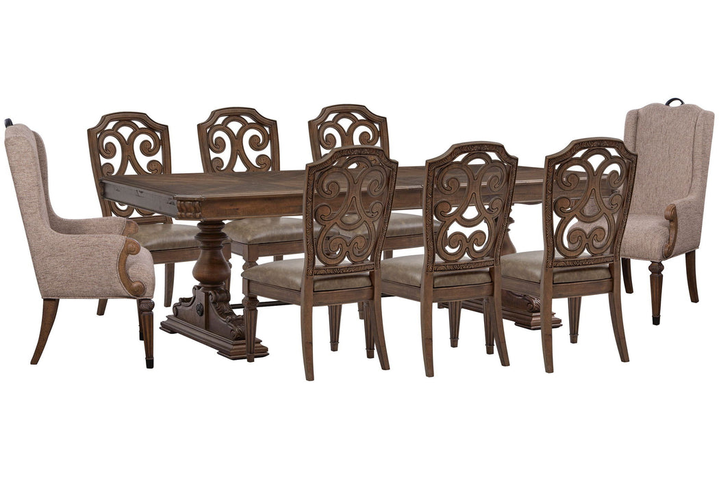 Durango - Extendable Trestle Dining Table Set
