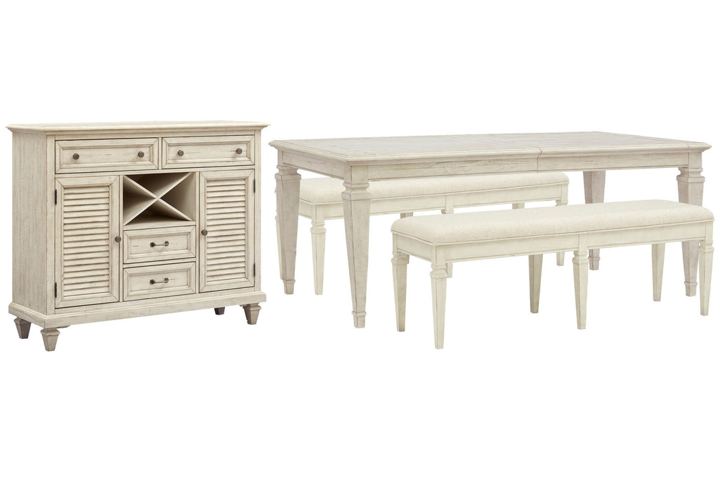 Newport - 4 Piece Extendable Rectangular Dining Table Set