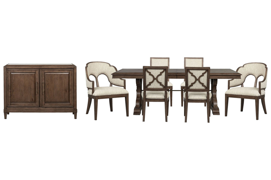 Jubilee - Extendable Trestle Dining Table Set
