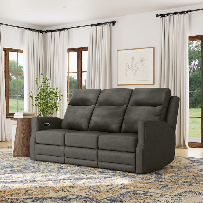 Maxwell - Power Reclining Sofa With Power Headrests And Lumbar