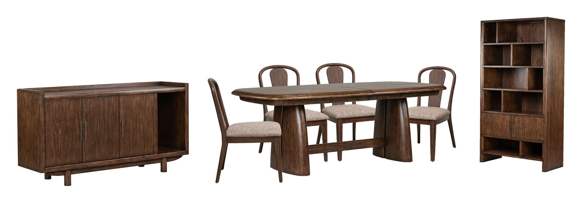 Belville - Extendable Trestle Dining Table Set