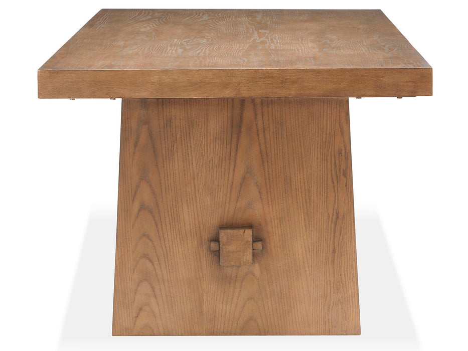 Lindon - Trestle Dining Table - Light Brown