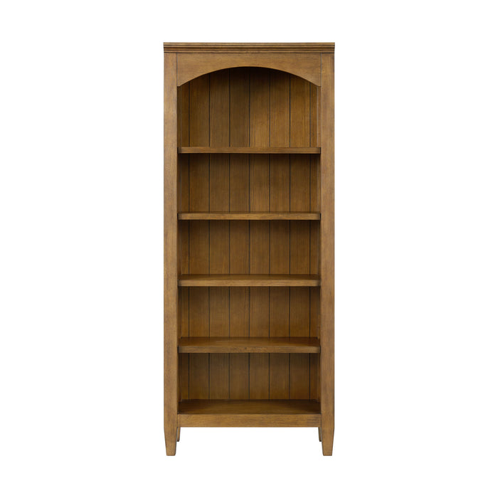 Portico - Open Bookcase - Brown Oak