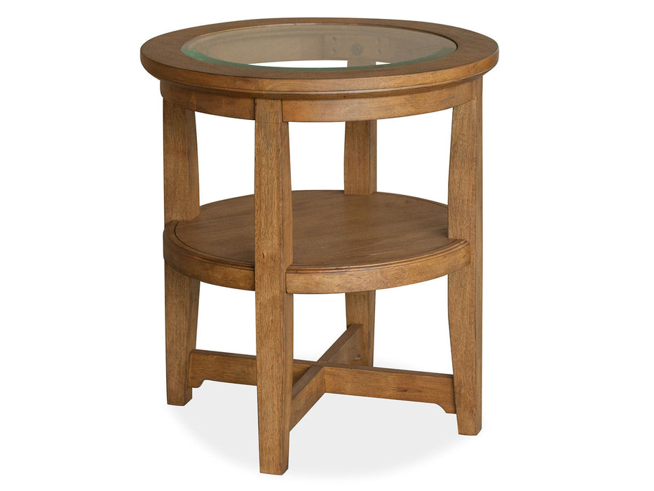 Durant - Shelf End Table - Honey Brown