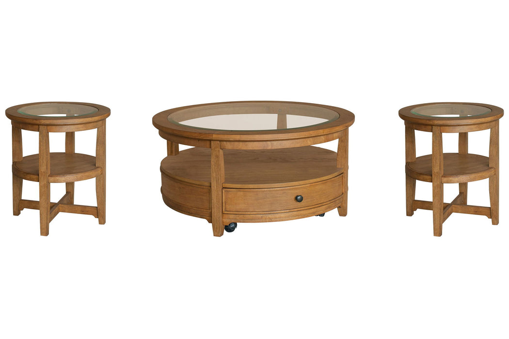 Durant - Round Cocktail Table Set