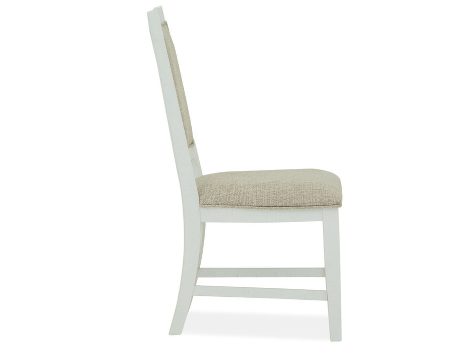 Heron Cove - Step Up Side Chair With Upholstered Seat & Back (Set of 2) - Chalk White