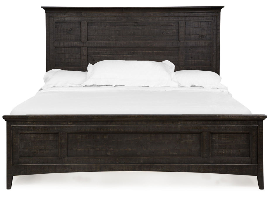 Westley Falls - Complete Panel Bed With Storage Rails
