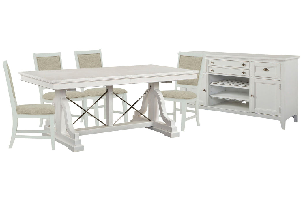 Heron Cove - Extendable Trestle Dining Table Set