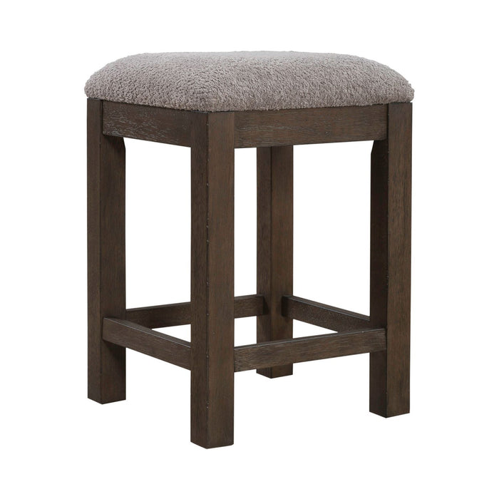 Cascade Falls - Upholstered Console Stool - Satin Espresso