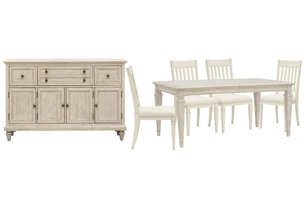 Newport - 6 Piece Extendable Rectangular Dining Table Set