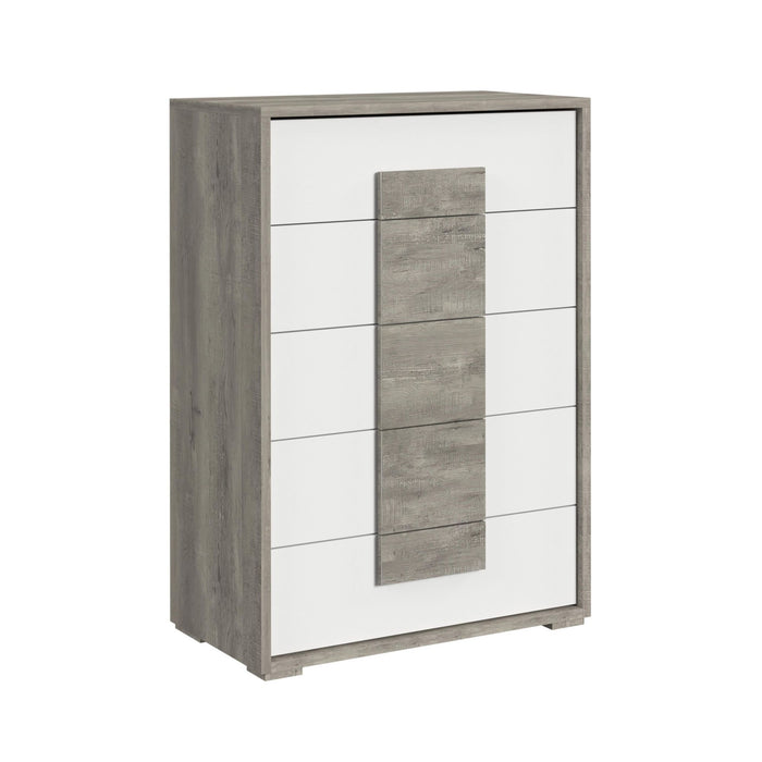 San Matteo - 5-Drawer Chest - Gray
