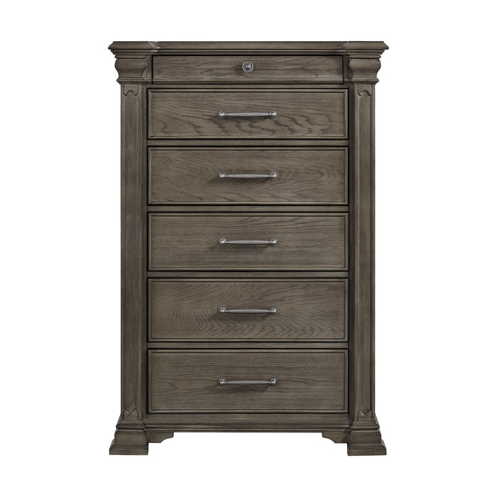 Kings Court - 6-Drawer Chest - Gray