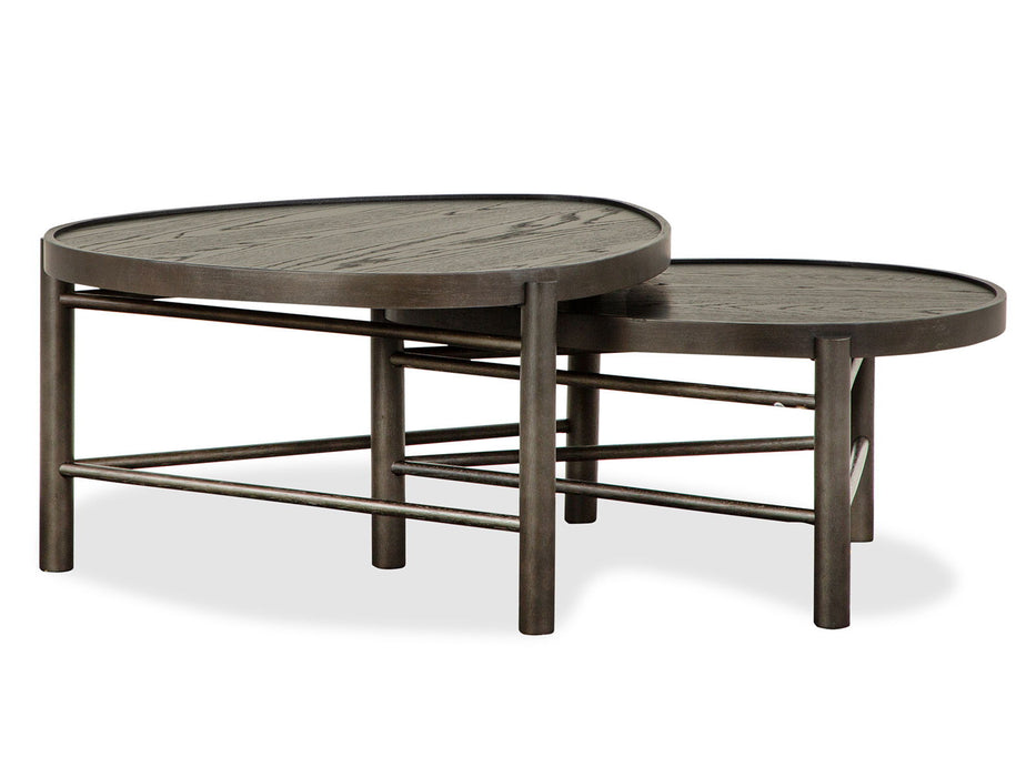 Hadleigh - Shaped Nesting Cocktail Table Set