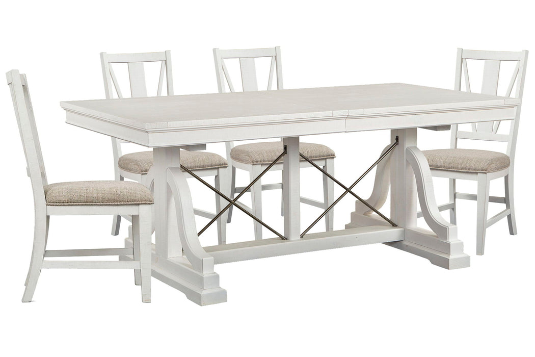Heron Cove - Extendable Trestle Dining Table Set