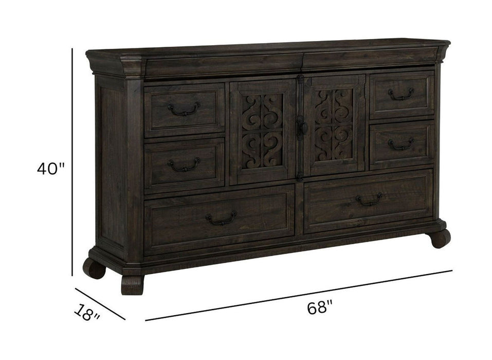 Bellamy - Drawer Dresser - Peppercorn