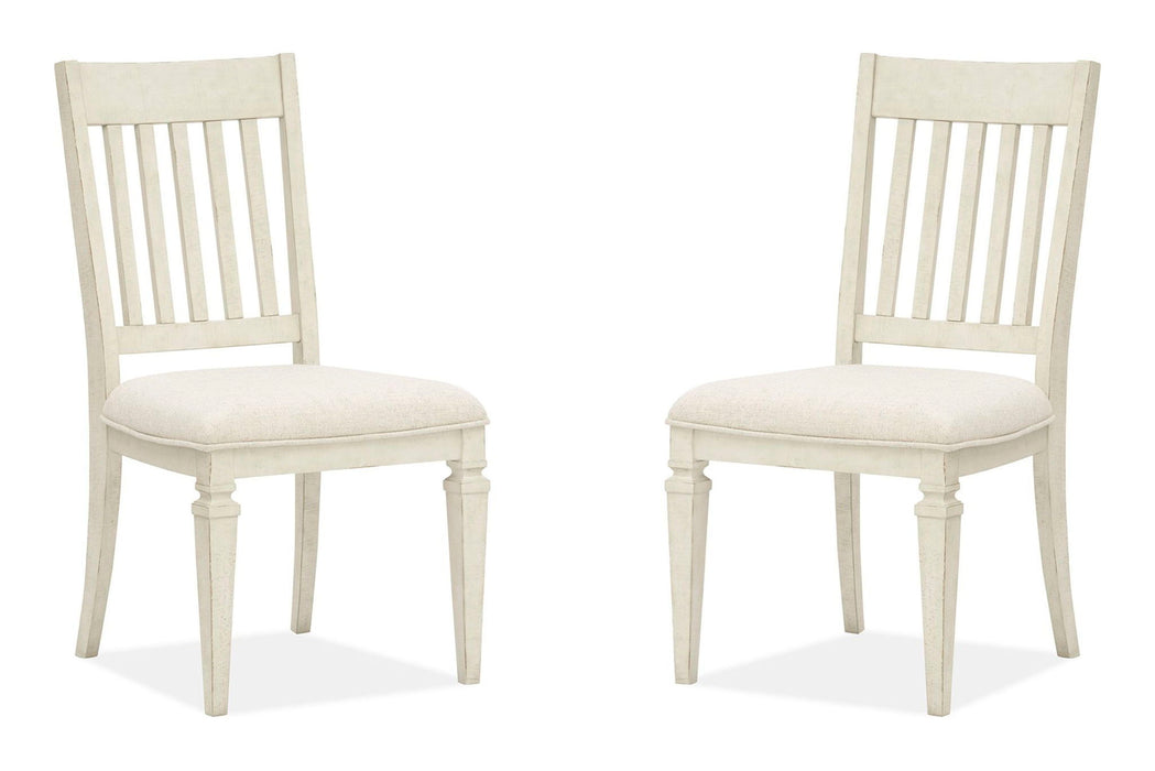 Newport - Dining Side Chair With Upholstered Seat (Set of 2) - Alabaster