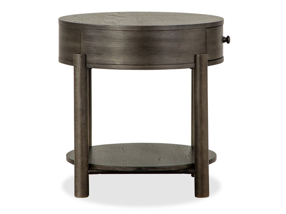 Hadleigh - Round End Table - Coffee Bean