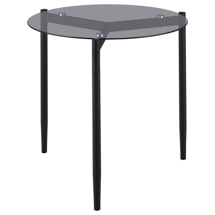 Rosalie - Round Smoked Glass Top Table