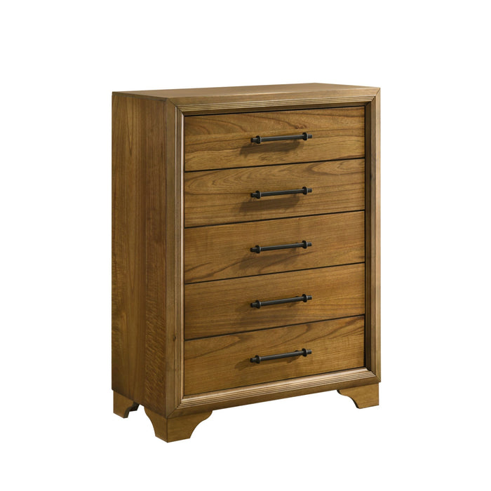 Harmony - 5-Drawer Chest - Walnut
