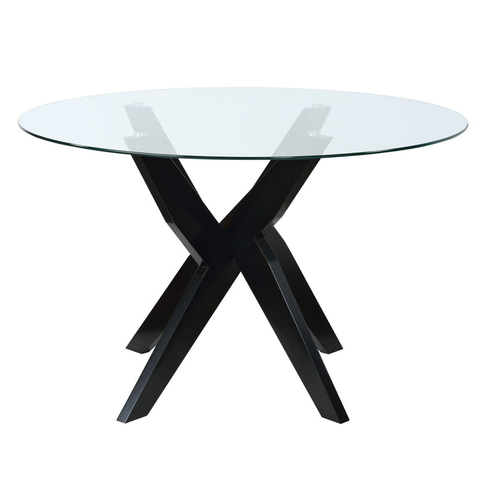 Amalie - Round Dining Table - Black