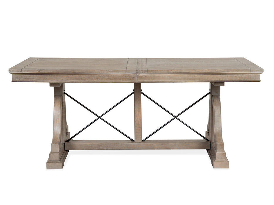 Paxton Place - Trestle Dining Table - Dovetail Gray