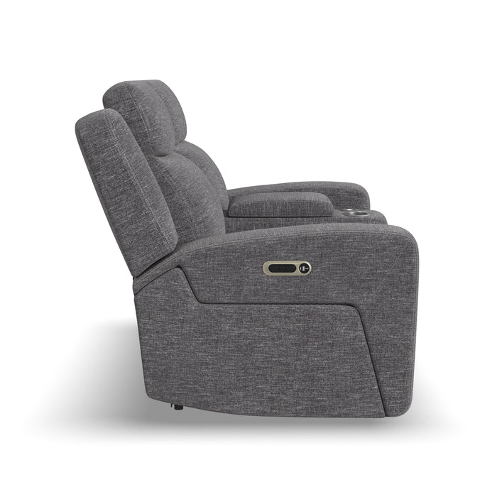 Ridge - Power Reclining Loveseat With Console And Power Headrests