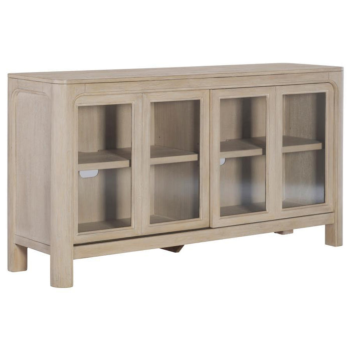 Solano - Sliding Door Dining Sideboard Server - Weathered Mango