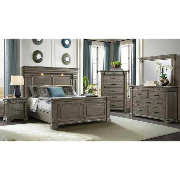 Kings Court - 6-Drawer Chest - Gray