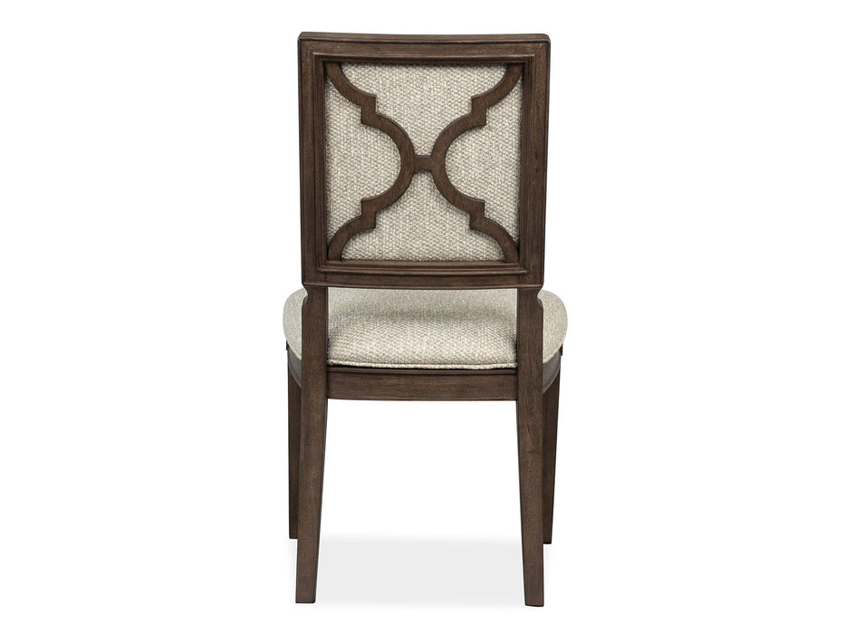 Jubilee - Upholstered Side Chair (Set of 2) - Brown / White