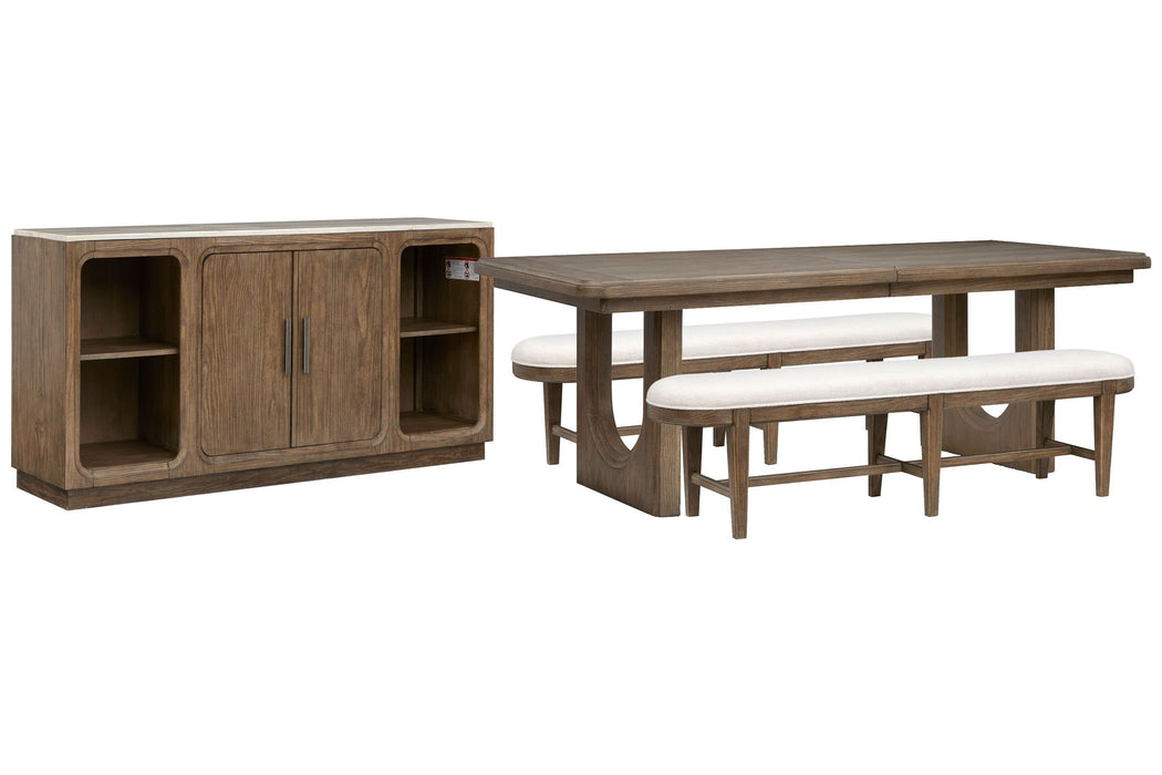 Westbourne - Extendable Trestle Dining Table Set