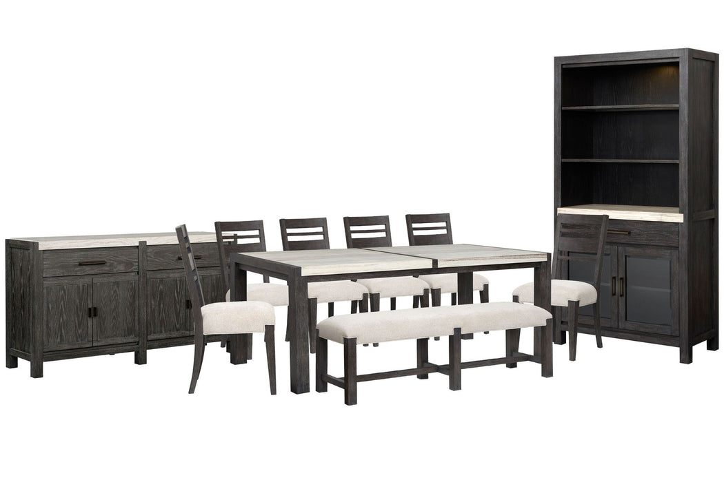 Plum Creek - 10 Piece Rectangular Dining Table Set