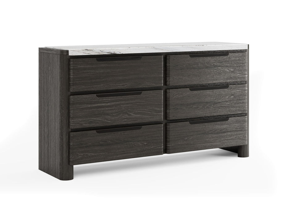 Keaton - Double Drawer Dresser - Black