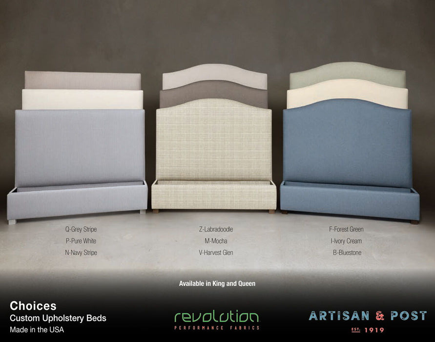 Choices - Emily Upholstered Bed - Forest Green